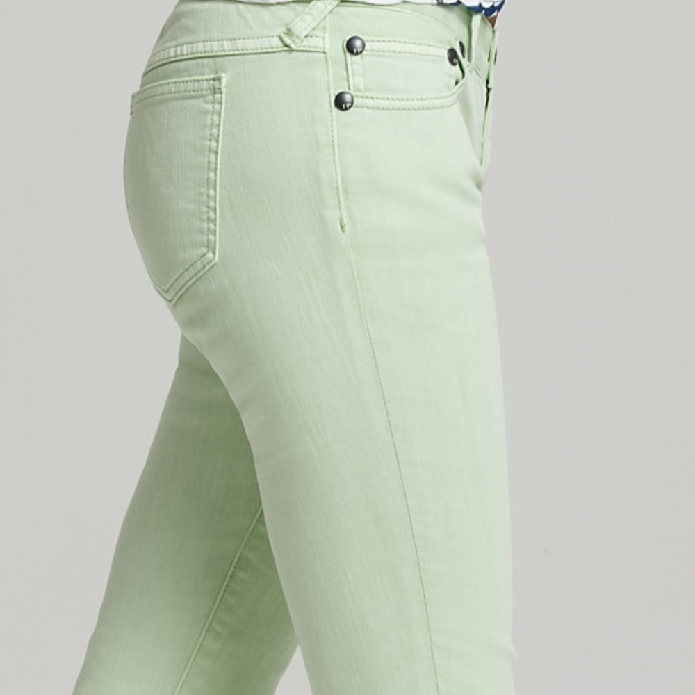 Free People Spearmint Skinny Jeans Stretch Denim 2
